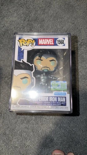 Funko POP! Ultra Superior Iron Man Marvel #1568 LE 5000 With Hard Stack - NEW
