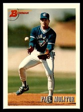 Paul Molitor 1993 Bowman Baseball #167 Toronto Blue Jays MLB HOF FREE SHIPPING