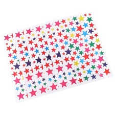 5Sheets Star Stickers for Boy Girl Reward and Crafts Projects