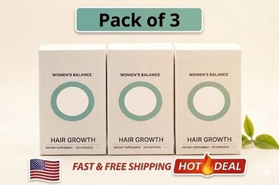 Pack Of 3 Women's Balance package Growth nutrients, Ages 45 and Up, 120 Count