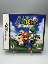 Nintendo Super Mario 64 DS Original Case  Manuals Booklet NO GAME