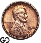 1930-D Lincoln Cent Wheat Penny, Lustrous Gem BU++