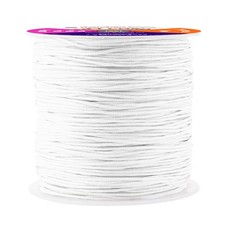 1mm White Blind Strings Lift Shade Cord - 109 Yards Braided Nylon Cord for Roman