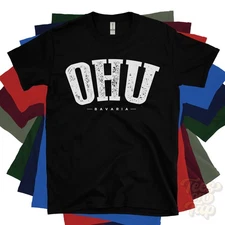 OHU BAVARIA T-SHIRT Essenbach Lower Bavaria Deutschland retro varsity style gift