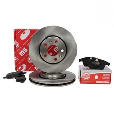 Bremsscheiben + Bremsbeläge vorne für RENAULT GRAND SCENIC, LAGUNA / III, MEGANE