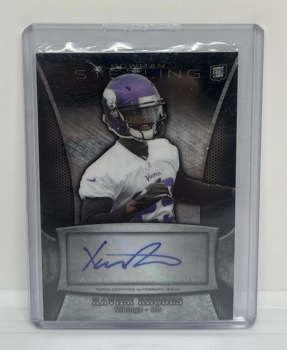Xavier Rhodes Bowman Chrome Rookie Autograph #XR Base