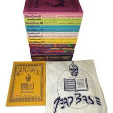 Lot of Deadbase ‘87-‘99 Grateful Dead Complete Song Lists Guide Books + T-Shirt