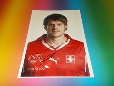 Tranquillo Barnetta Switzerland Schalke 04 signed autograph on 20x28 photo
