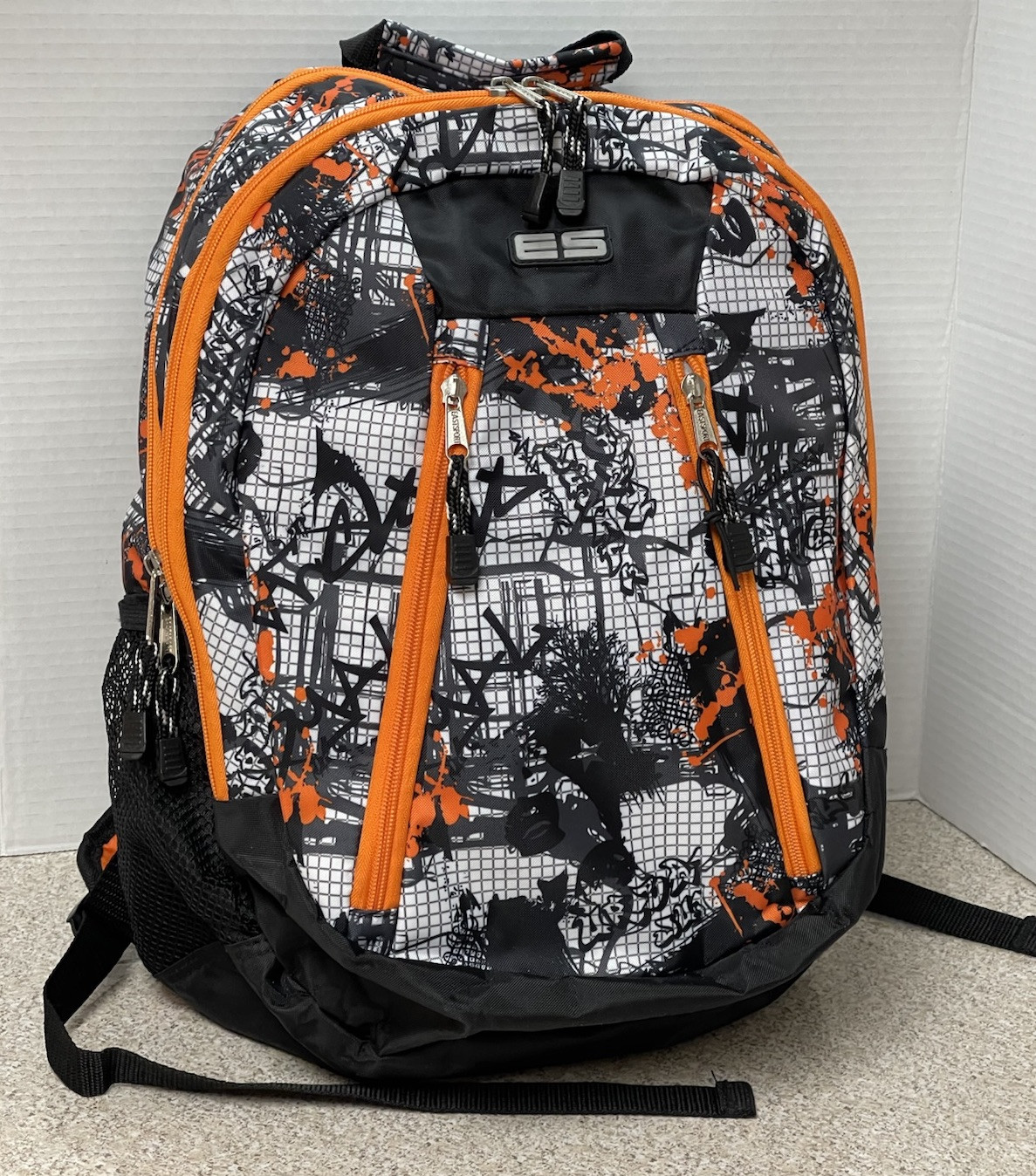Eastsport Black & Orange Classic School Commuter Backpack - Durable & Sturdy