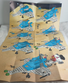 Lego 6890 Space Cosmic Cruiser &mdash; 1980s, Box, Instructions