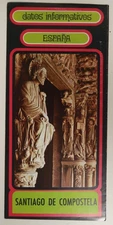 Datos Informativos Espana Spain Compostela Travel Souvenir Pamphlet Booklet