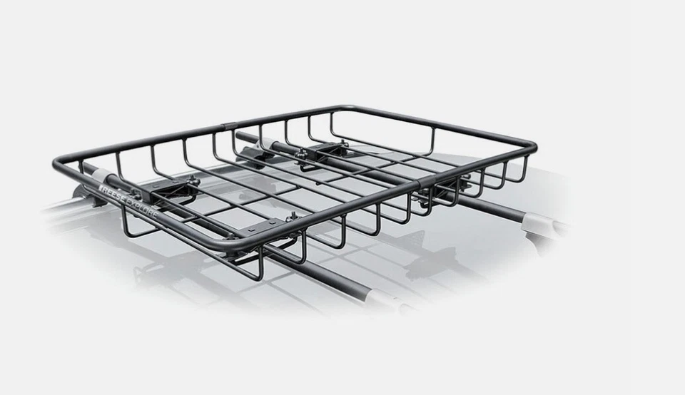 Cesta de carga de acero con techo Reese portaequipajes (NUEVO) CAJA ROTA Foto 4 de 4