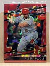 2024 Panini The National VIP Gold Pack Red Cracked Ice /149 Albert Pujols #53. 