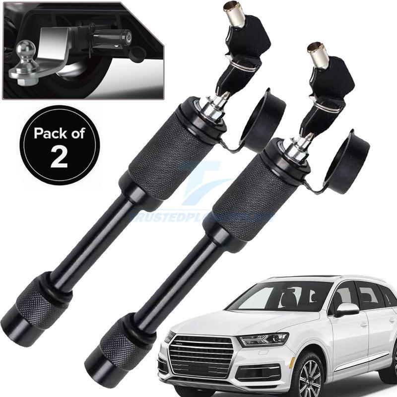 2PCS Upgrade 5/8in Hitch Pin Lock with Keys for RV Truck Trailer Tow Receiver