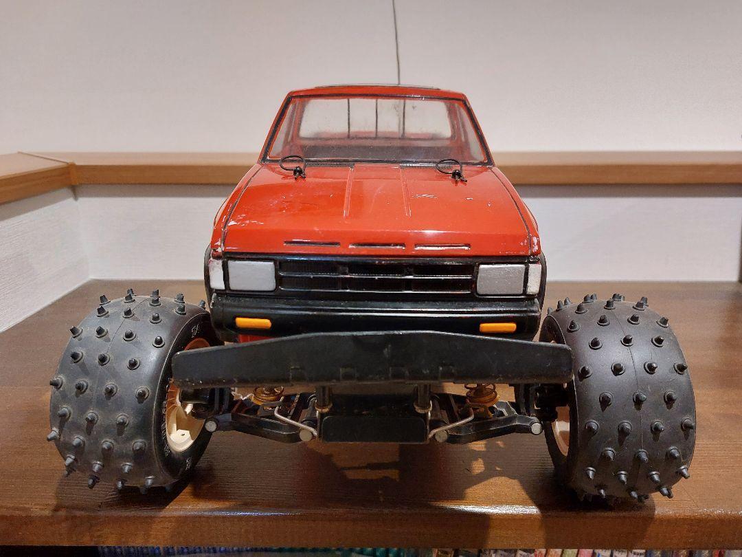 Tamiya Rc 1/10 Nissan King Cab W/Mech Junk Remote Control Tamiya Rc 1/10 Nissan King Cab W/Mech Junk Remote Control