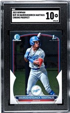 2023 Bowman Chrome - Mairoshendrick Martinus #BCP-55 1st Chrome Prospect SGC 10 