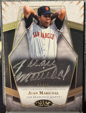 Juan Marichal - 2022 Tier One AUTO /10 HOF Giants Bookend 1/10 Topps Certified