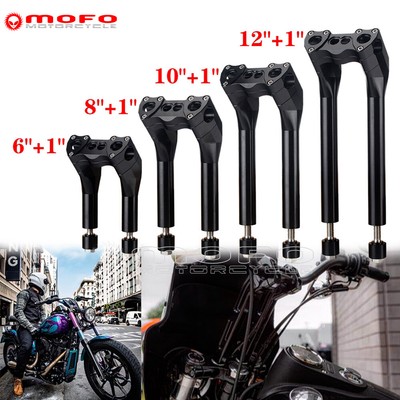 1.5''Pullback Style Handlebar Riser For Harley Dyna Softail Sportster 1-1/4'' Bar