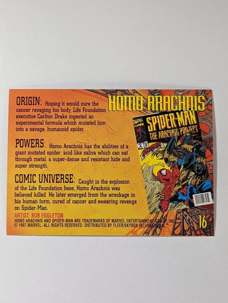 Spider-Man Box (1997 Fleer/Skybox) #16 | eBay