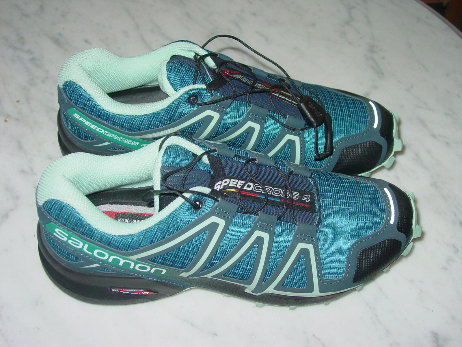 2019 Womens Salomon 402431 Speedcross 4 Poseidon Blue Running Shoes! Size 6 image 2