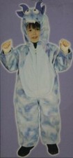 Halloween Childrens Totally Ghoul Blue Dragon Costume Small 36"