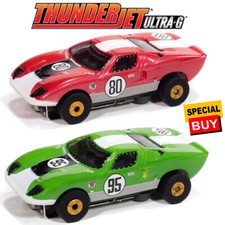 Auto World Thunderjet 1966 Ford GT40 Combo HO Scale Slot Car