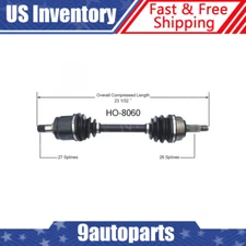 Fits 1986 1987 1988 1989 Acura Integra Front Right CV Axle CV Joint Assembly