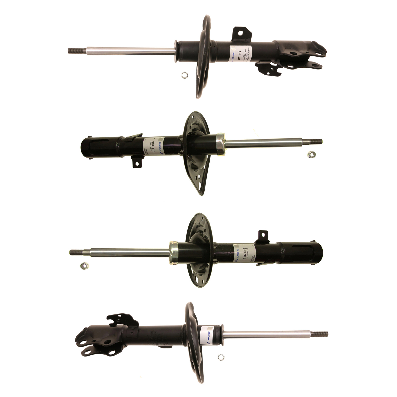 Sachs Front Rear Shocks Struts For Lexus ES350 2007 2008 2009 eBay