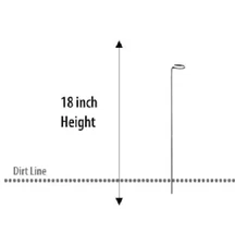 18 Inch Amaryllis Garden Stake - US Seller - Incredible Product!