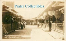 Mexico, Matamoros, Market Place 1931 RPPC