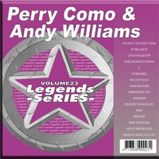 PERRY COMO ANDY WILLIAMS LEGENDS SERIES VOL-23 KARAOKE CDG NEW IN PLASTIC PRINT