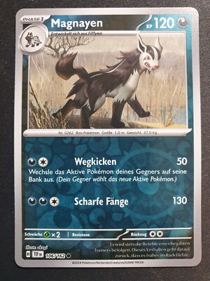 Pokemon 106/162 Magnayen Holo Gewalten der Zeit NM DE