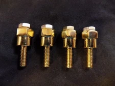 4 PCS LONG BATTERY SIDE POST ADAPTER GOLD POSITIVE NEGATIVE CONNECTOR BT305L