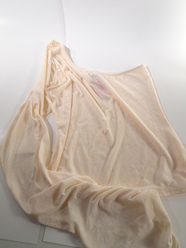 1. Maglietta drape senza maniche State arancione bianca a righe taglia S nuova con etichette 125 - Foto 12 di 12