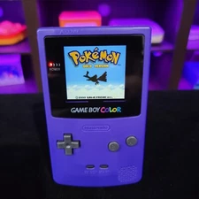 Purple Gameboy Color IPS Console Backlit LCD Screen GBC Game Boy