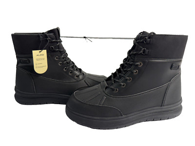 Aldo Waterproof Below Zero Temperature Winter Boots Black Mens Size 11M  1096264