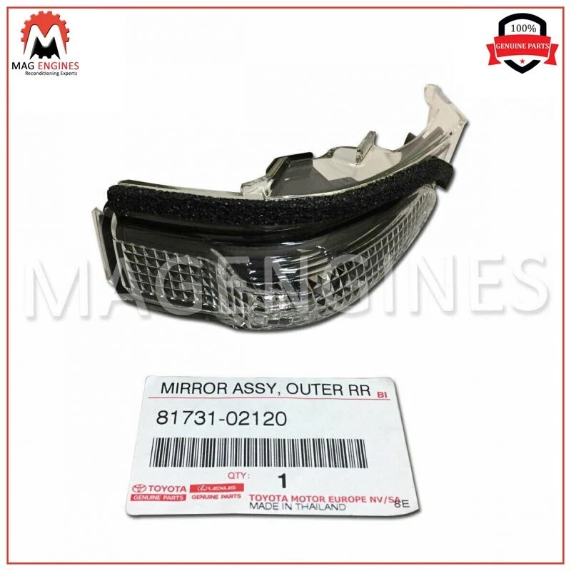 81731-02120 GENUINE OEM SIDE TURN SIGNAL LAMP LENS, RH 8173102120 