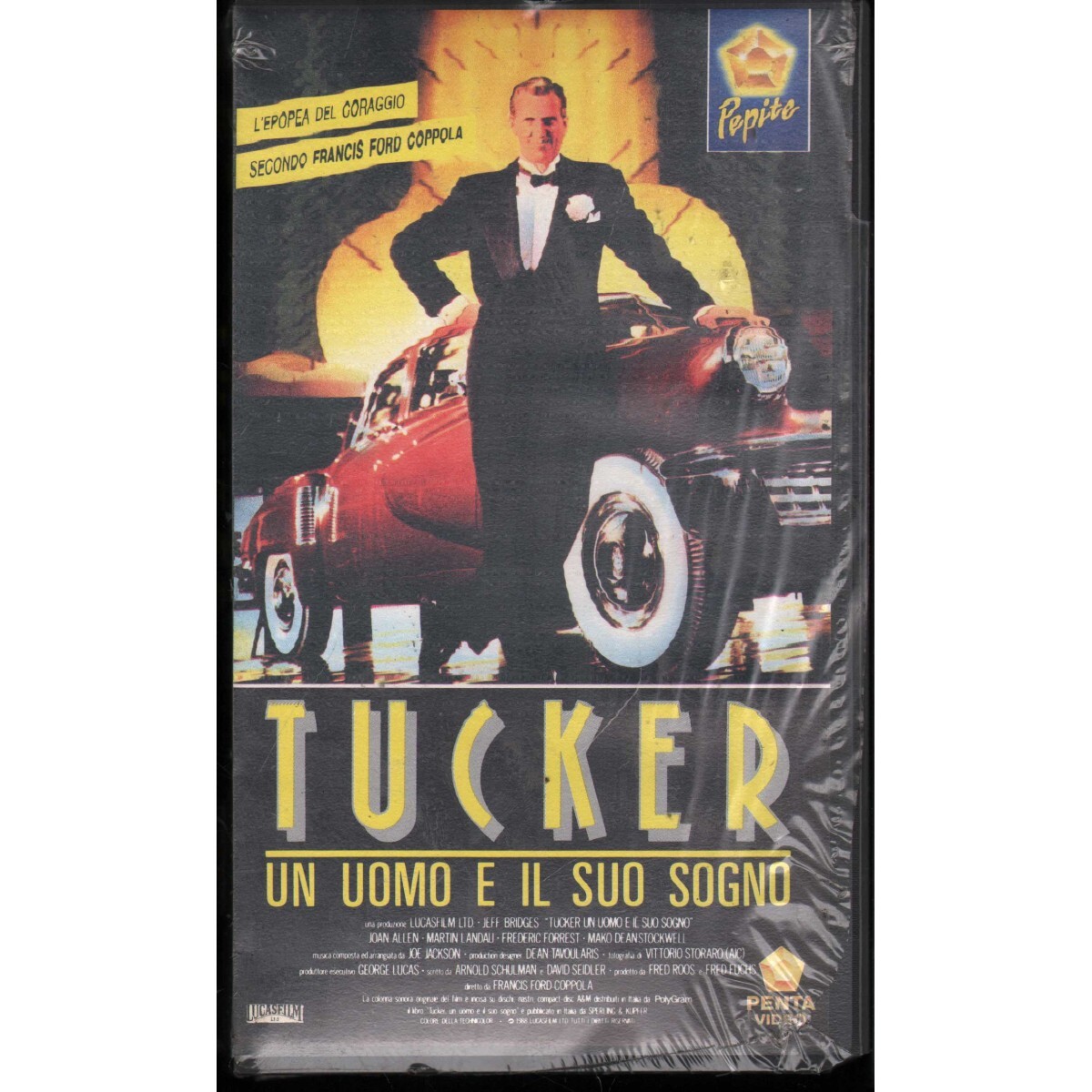 Tucker: A Man and His Dream VHS Francis Ford Coppola Univideo - 1000602 Sigi