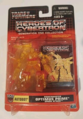 Transformers Heroes Of Cybertron Powermaster  Optimus Prime Spark Attack New
