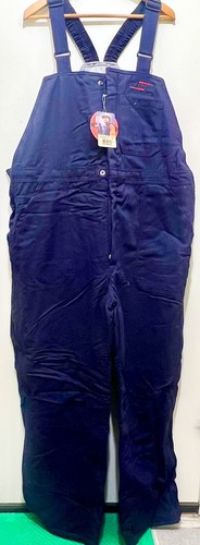 Bulwark FR® 2112 New Mens XL RG Lined THERMAL Bib Overall Blue Duck BLC8NV8 - Picture 4 of 24