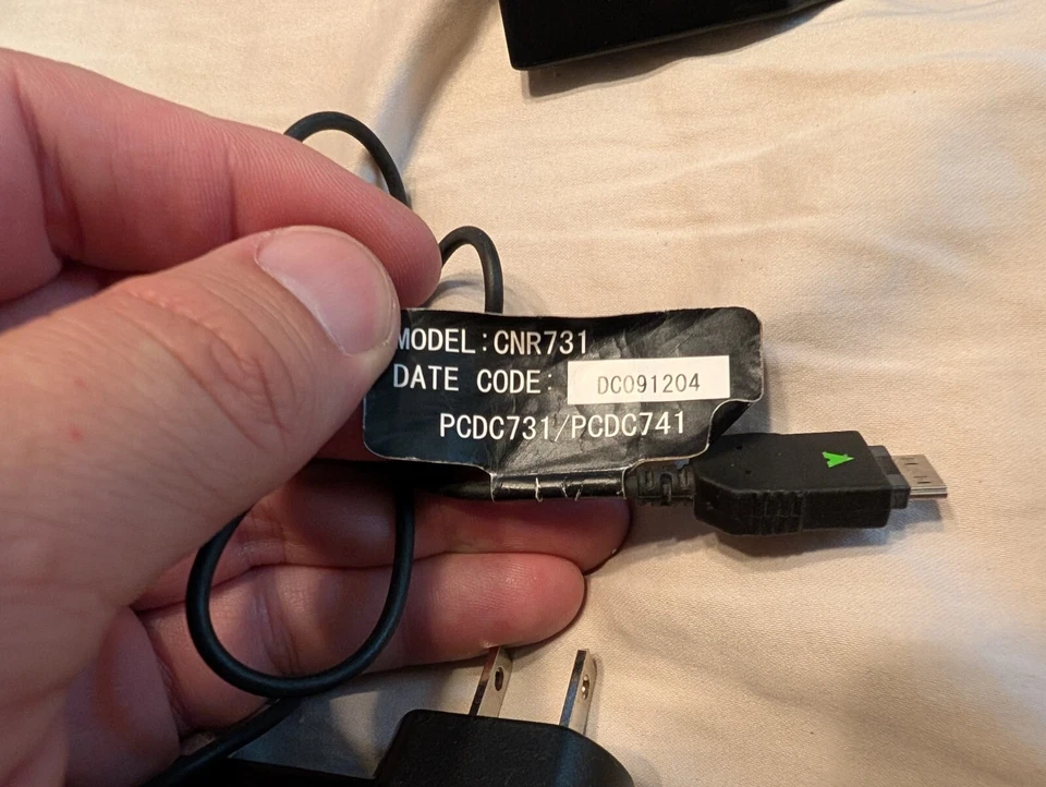 Casio G zOne Brigade C741 G zOne Rock C731 оригинальное зарядное устройство переменного тока Casio CNR731 - Изображение 4 из 4