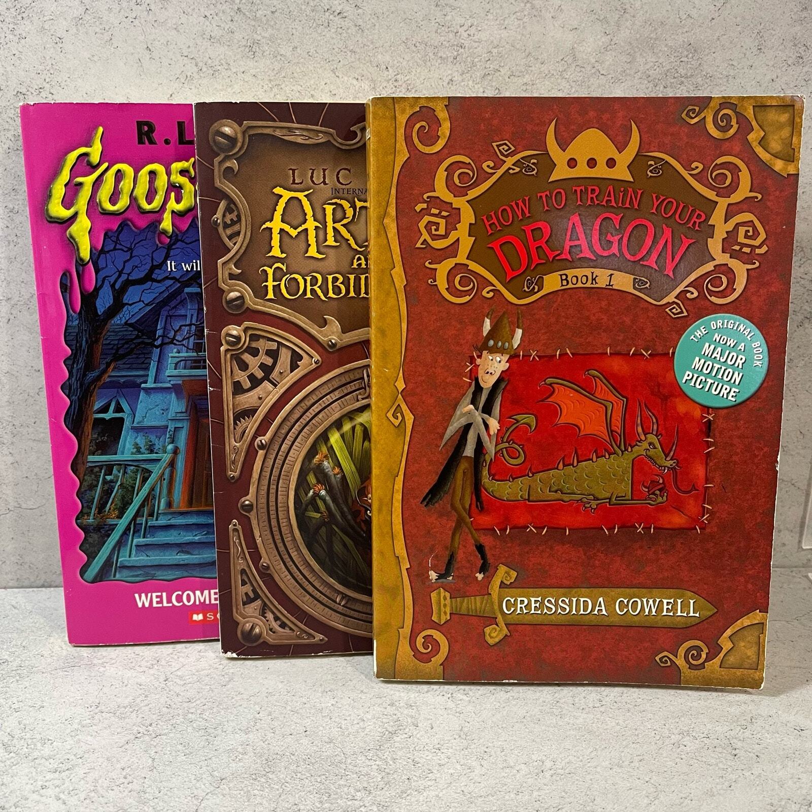Assorted Lot of 3 Paperback Books Ages 8-12  - Used - GOOD