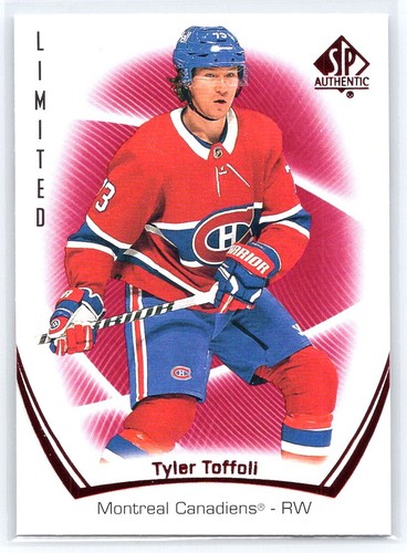 2021 SP Authentic Tyler Toffoli #21 card