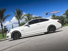 Cars mercedes c63 Desk Mat Stitched