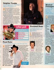 Kenny Rogers Chesney 2007 Picture Clipping Page Rascal Flatts Lee Ann Womack