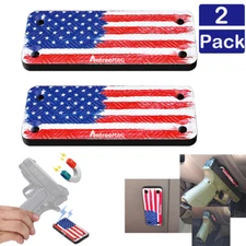 2Pcs 55lbs Magnetic Concealed Gun Holder For Car Magnet Mount Under Desk Holster