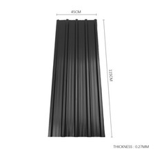 Profile Galvanized Sheets 12pcs Corrugated Metal Sheet Roofing Garage Fence Roof