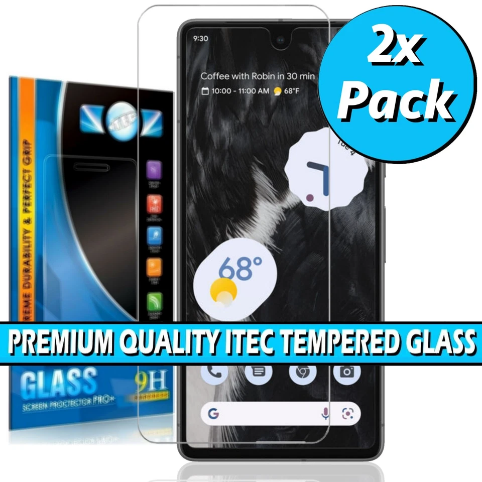 For Google Pixel 7a Gorilla Tempered Glass Screen Protector Film Cover