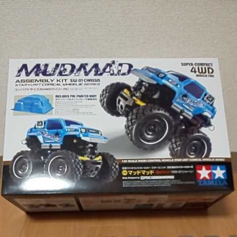 Unassembled Tamiya Comical Wheelie Series 1/24 Mad Mud Assembly Kit Sw-01 Chassi