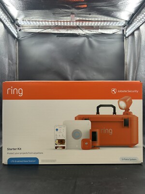 Ring Jobsite Security Starter Kit 5 Piece System LTE Enabled Base Station - NEW